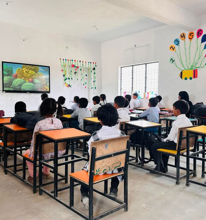 Saba Convent School Class room
