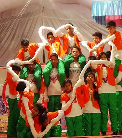 school program with india map